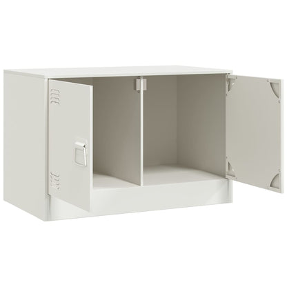 Móvel de TV 67x39x44 cm aço branco