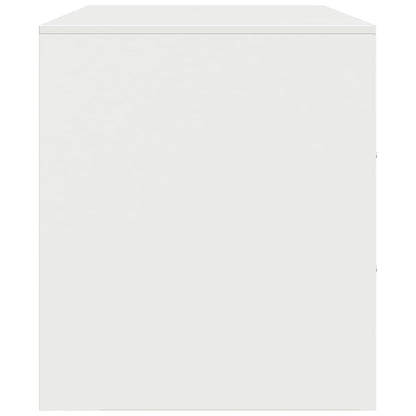 Móvel de TV 67x39x44 cm aço branco