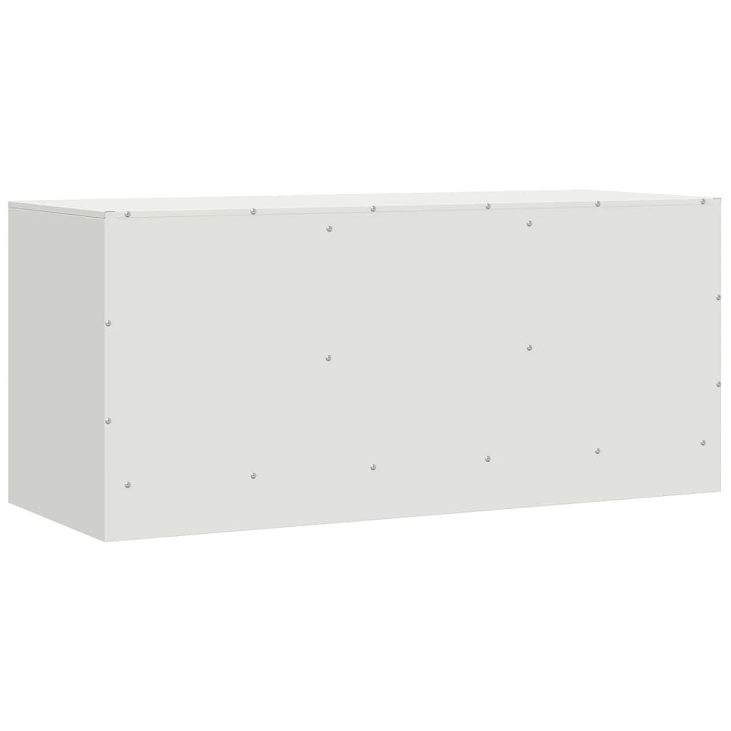 Móvel de TV 99x39x44 cm aço branco