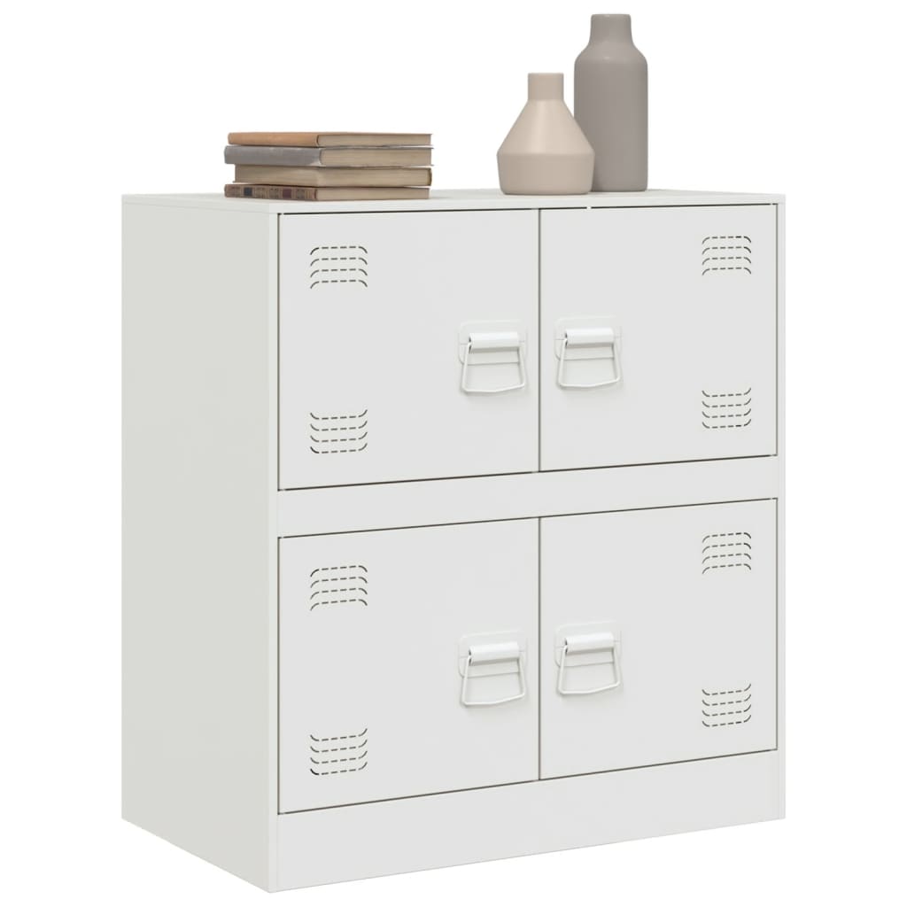 Aparador 67x39x73 cm aço branco