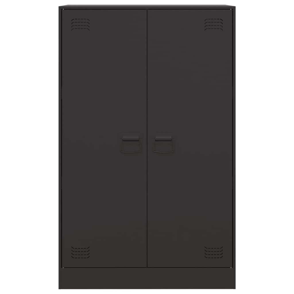 Aparador 67x39x107 cm aço preto