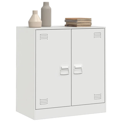 Aparador 67x39x73 cm aço branco