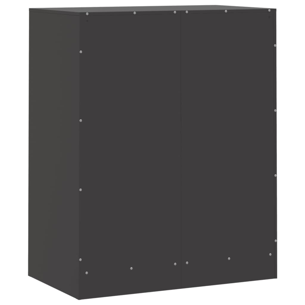 Aparador 67x39x83 cm aço preto