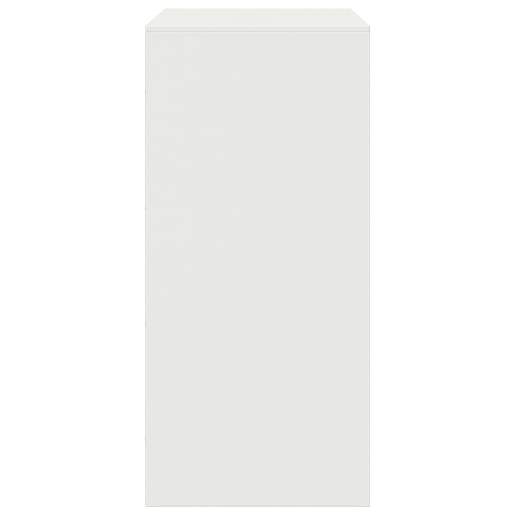 Aparador 67x39x83 cm aço branco