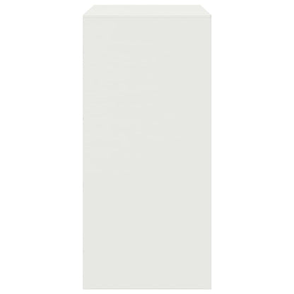 Aparador 67x39x83 cm aço branco