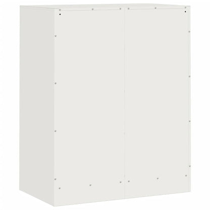 Aparador 67x39x83 cm aço branco