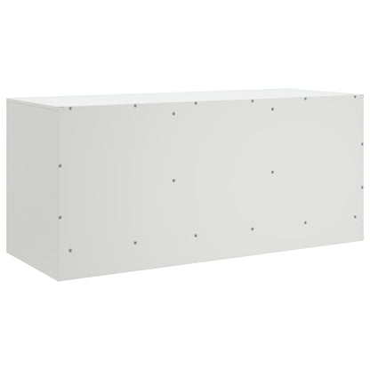 Móvel de TV 99x39x44 cm aço branco