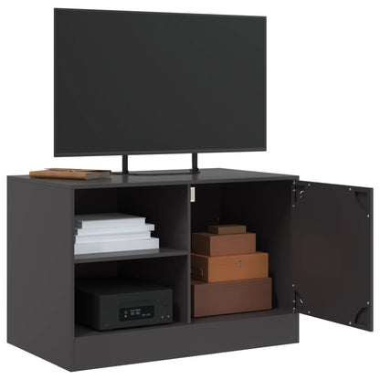 Móveis de TV 2 pcs 67x39x44 cm aço preto