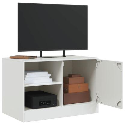 Móvel de TV 67x39x44 cm aço branco