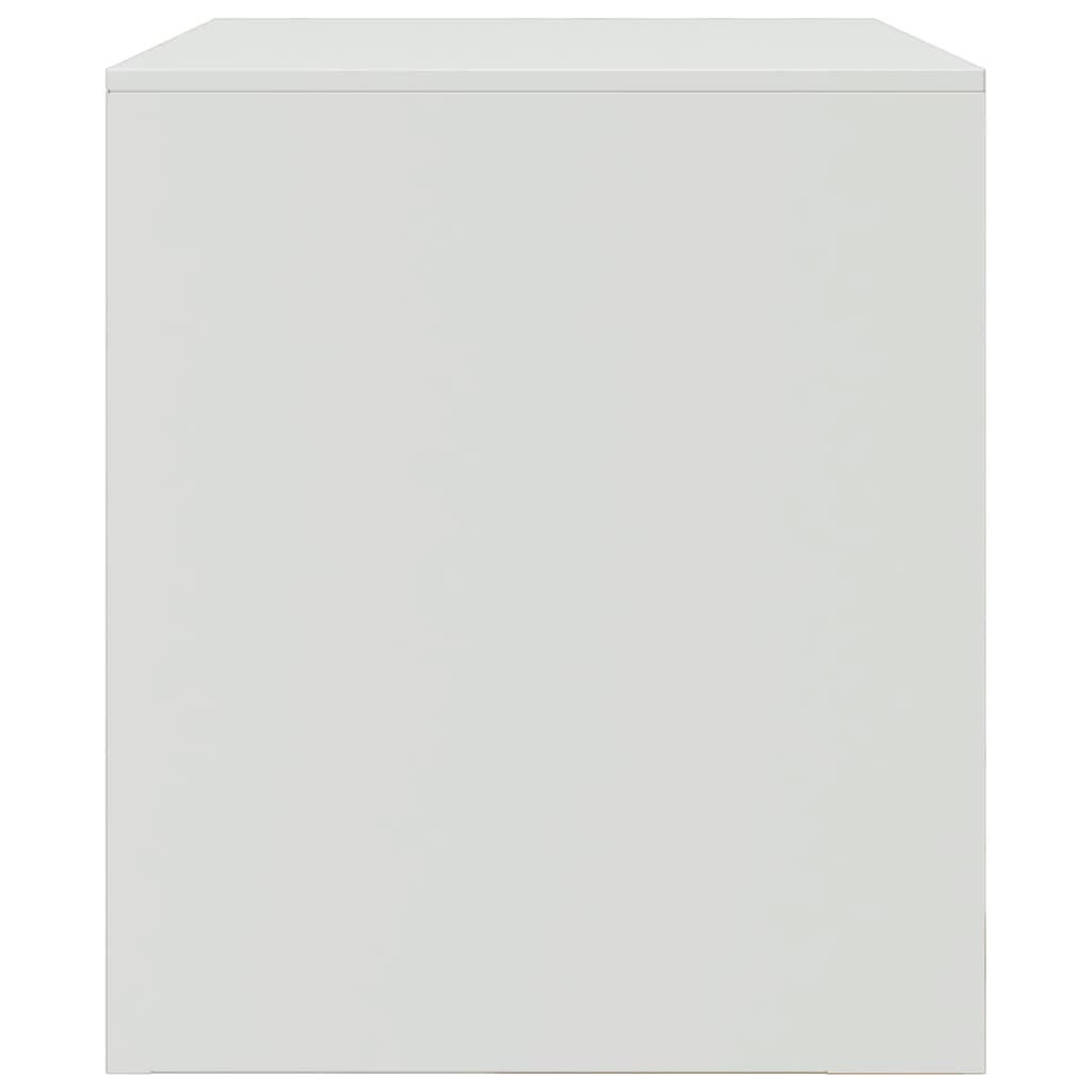 Móvel de TV 67x39x44 cm aço branco