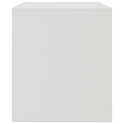 Móvel de TV 67x39x44 cm aço branco