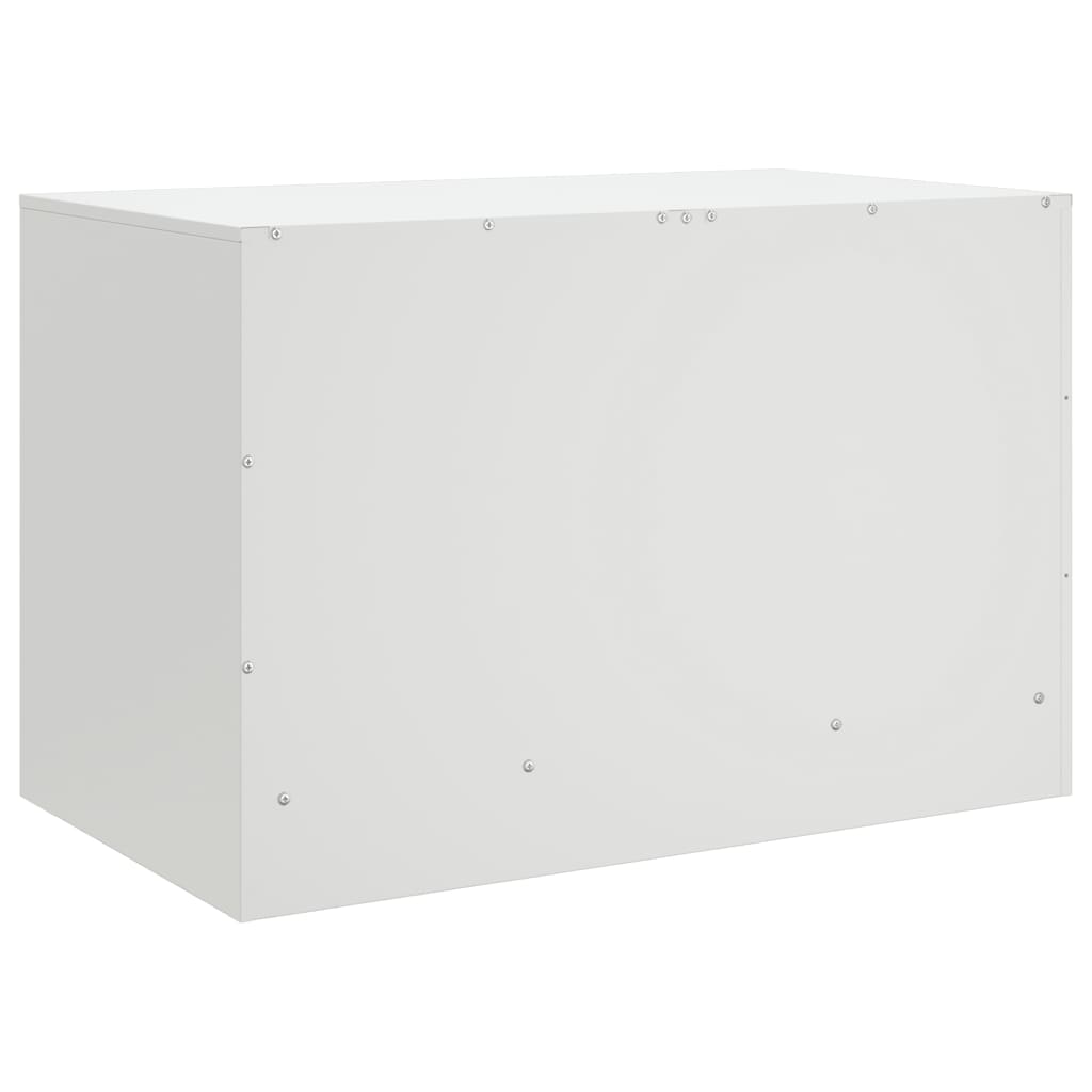 Móvel de TV 67x39x44 cm aço branco