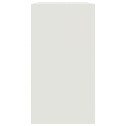 Aparador 99x39x73 cm aço branco