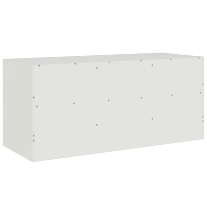 Móvel de TV 99x39x44 cm aço branco