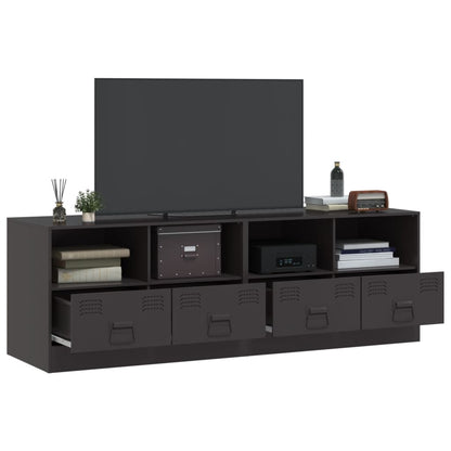 Móveis de TV 2 pcs 67x39x44 cm aço preto