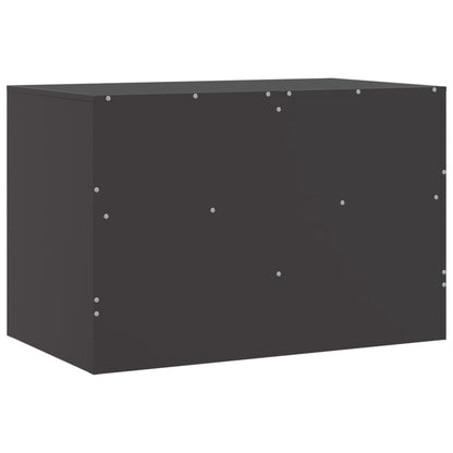 Móveis de TV 2 pcs 67x39x44 cm aço preto