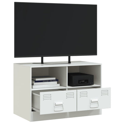 Móvel de TV 67x39x44 cm aço branco