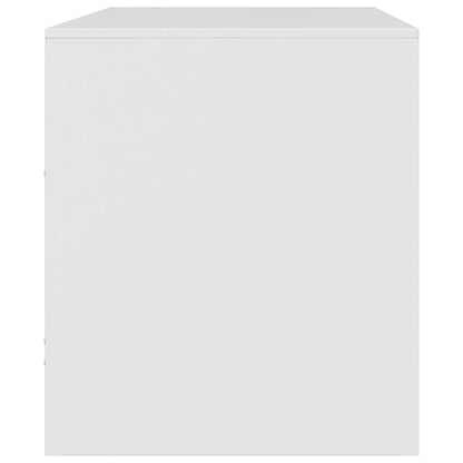 Móvel de TV 67x39x44 cm aço branco