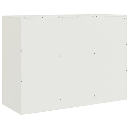 Aparador 99x39x73 cm aço branco