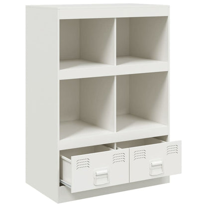 Aparador alto 67x39x95 cm aço branco