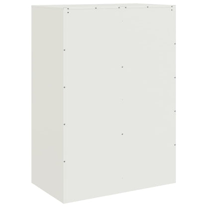 Aparador alto 67x39x95 cm aço branco