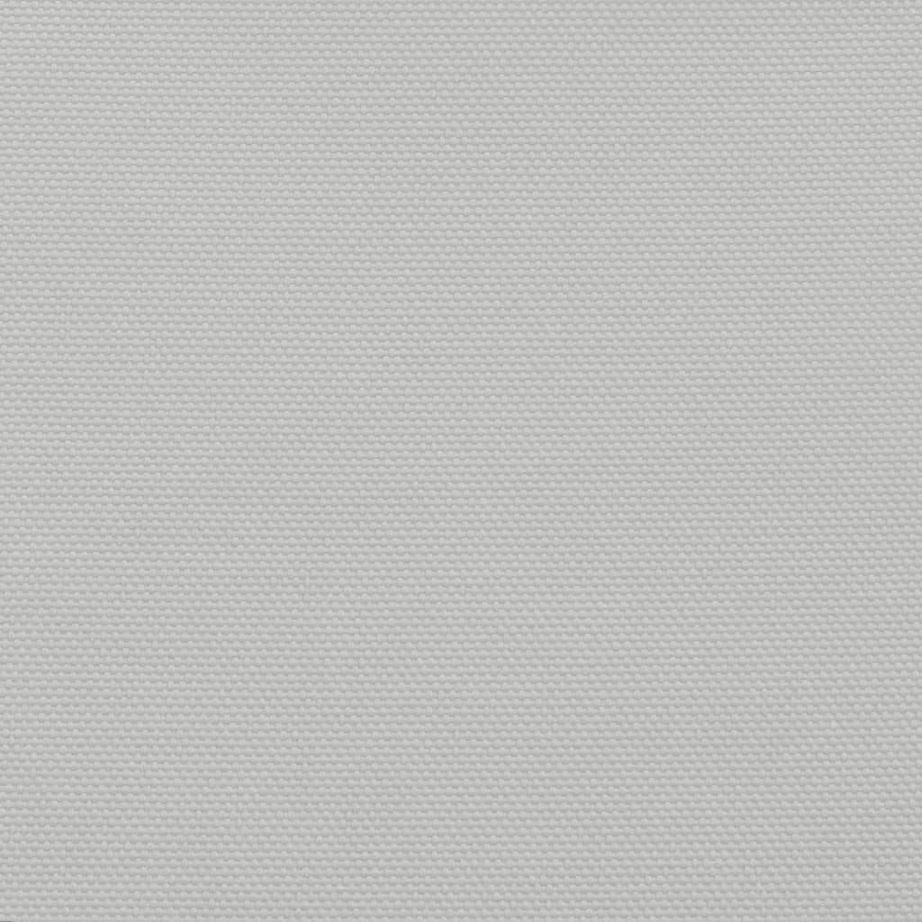Tela de varanda 120x500 cm 100% poliéster oxford cinzento-claro