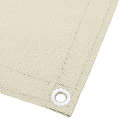 Tela de varanda 75x800 cm 100% poliéster oxford creme