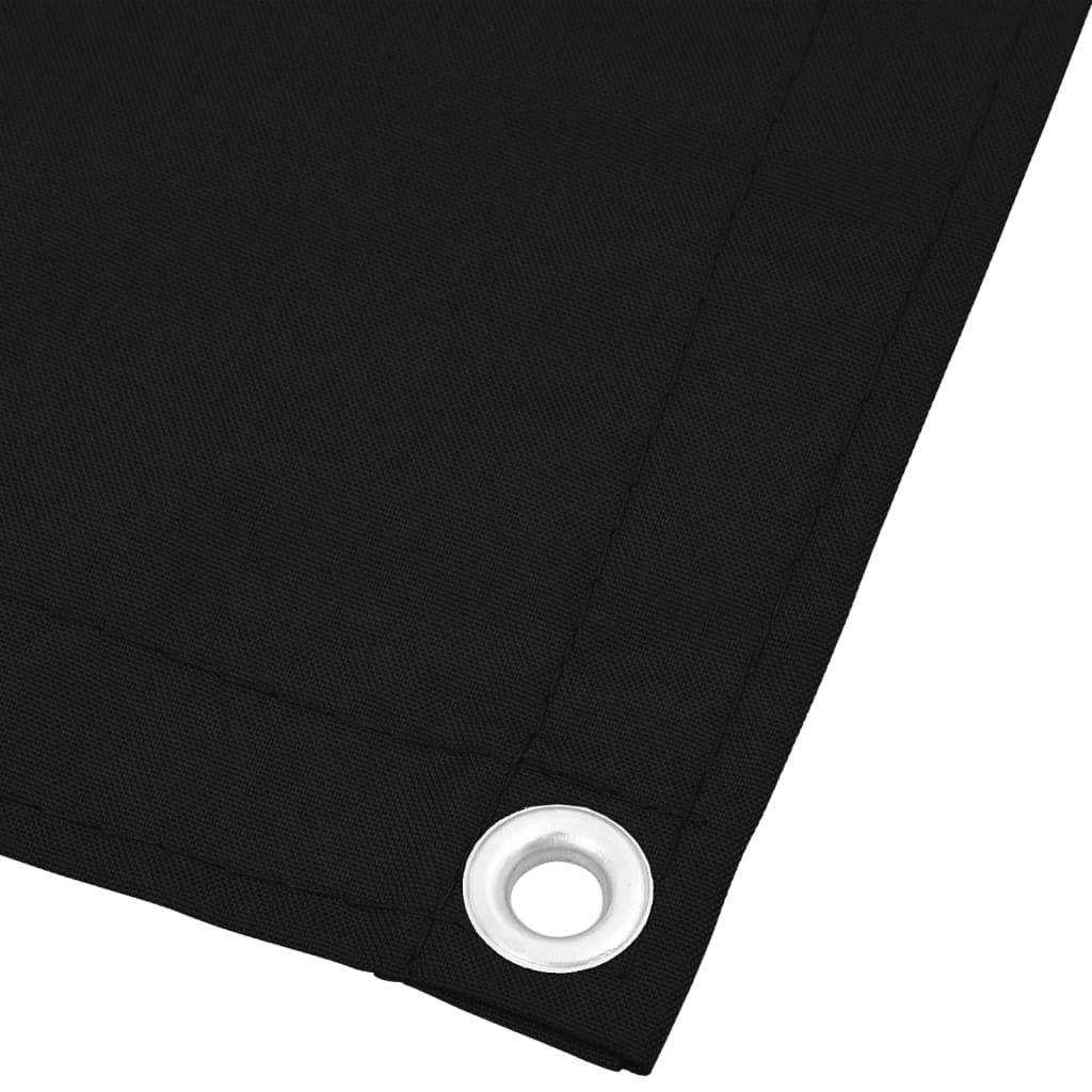 Tela de varanda 75x700 cm 100% poliéster oxford preto