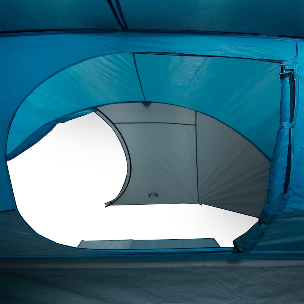 Tenda de campismo cúpula para 4 pessoas impermeável azul