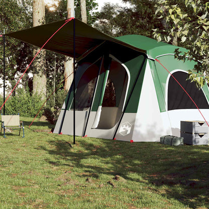 Tenda de campismo cabana para 5 pessoas impermeável verde