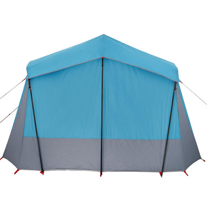 Tenda de campismo cabana para 5 pessoas impermeável azul