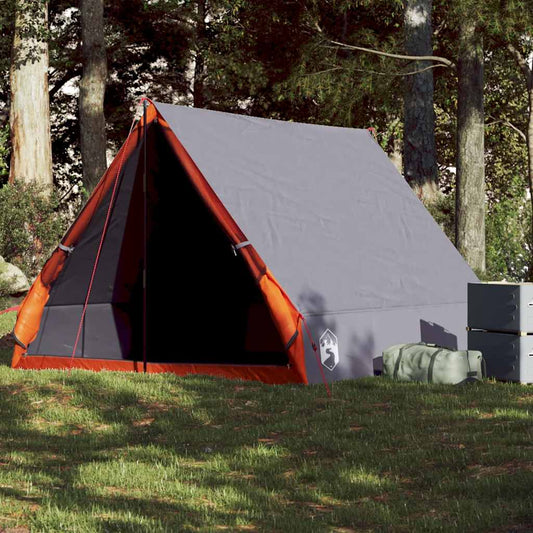 Tenda de campismo em A p/ 2 pessoas impermeável cinza