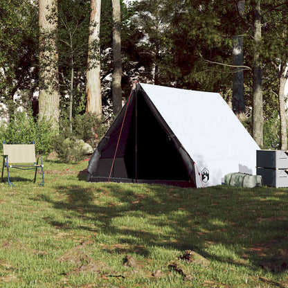 Tenda campismo estrutura A 2 pessoas opaca impermeável branco