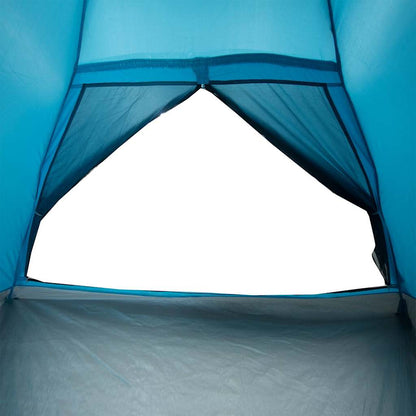 Tenda de campismo cúpula para 2 pessoas impermeável azul