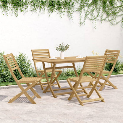 Cadeiras de jardim dobráveis 4 pcs 48,5x61,5x87cm acácia maciça