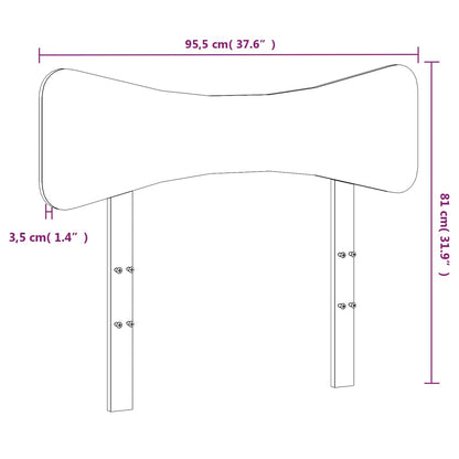 Cabeceira 90 cm madeira de pinho maciça