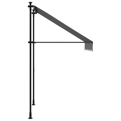 Toldo retrátil 150x150 cm tecido e aço antracite