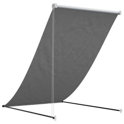 Toldo retrátil 150x150 cm tecido e aço antracite