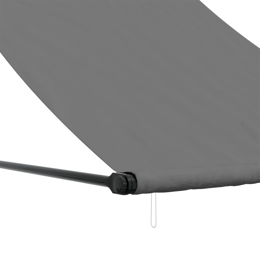 Toldo retrátil 150x150 cm tecido e aço antracite