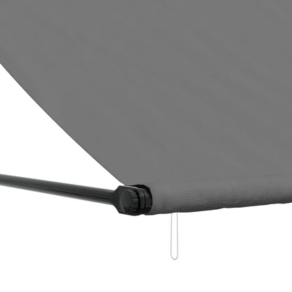 Toldo retrátil 300x150 cm tecido e aço antracite