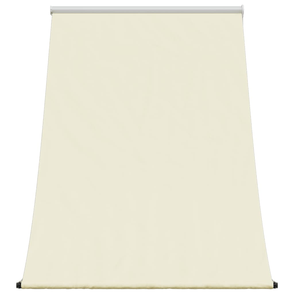 Toldo retrátil 100x150 cm tecido e aço cor creme