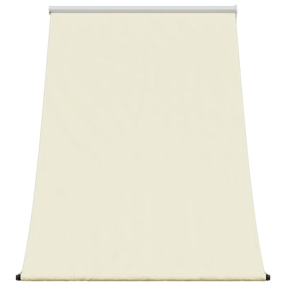 Toldo retrátil 100x150 cm tecido e aço cor creme