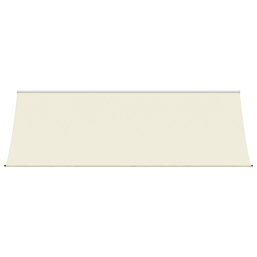 Toldo retrátil 350x150 cm tecido e aço cor creme