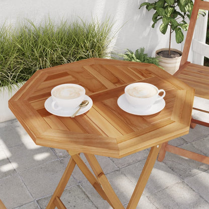 Tampo de mesa octogonal 60x60x2,5 cm madeira de teca maciça