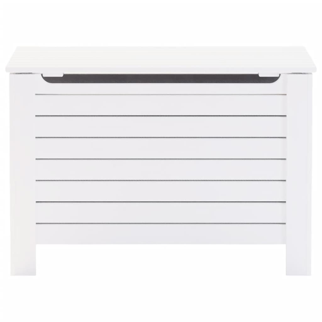 Caixa de arrumação c/ tampa RANA 80x49x54cm pinho maciço branco