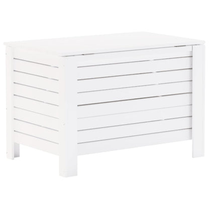 Caixa de arrumação c/ tampa RANA 80x49x54cm pinho maciço branco