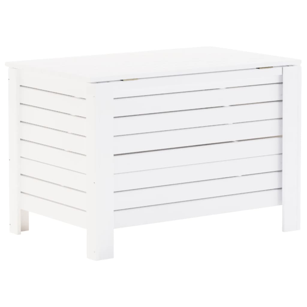 Caixa arrumação c/ tampa RANA 100x49x54 cm pinho maciço branco