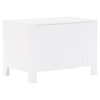 Caixa de arrumação c/ tampa RANA 80x49x54cm pinho maciço branco