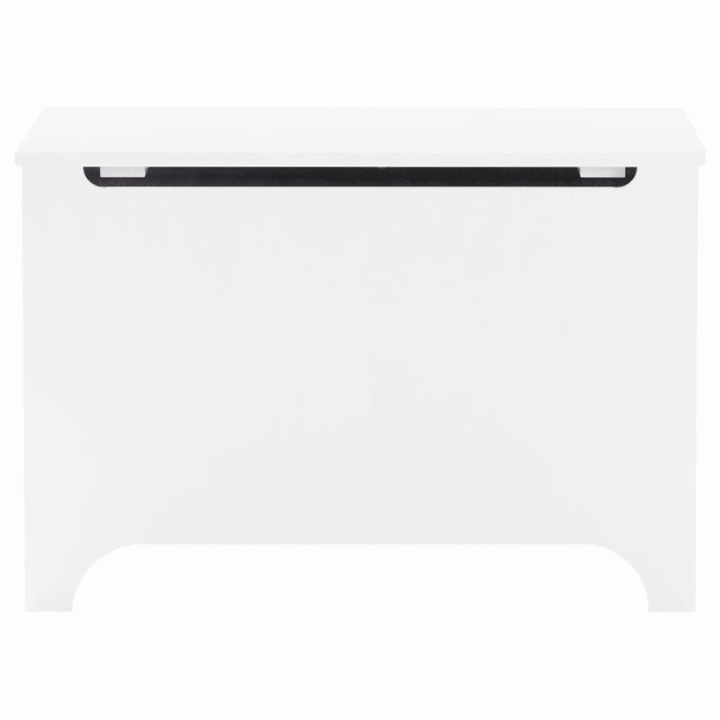 Caixa de arrumação c/ tampa RANA 80x49x54cm pinho maciço branco