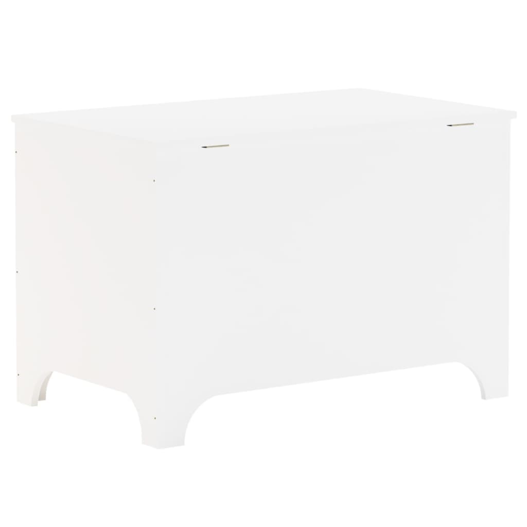 Caixa de arrumação c/ tampa RANA 80x49x54cm pinho maciço branco